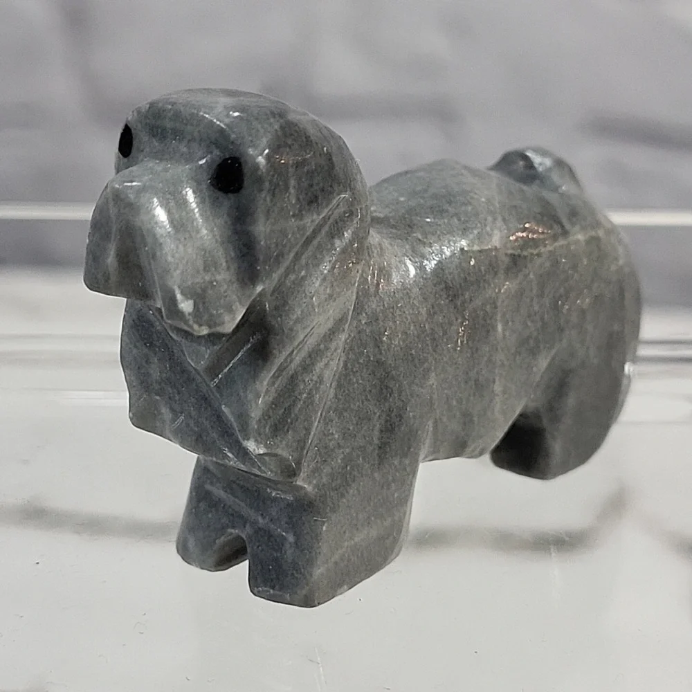 Cocker Spaniel Marble Figurine: 2 1/2